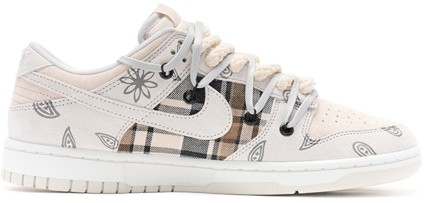 【カスタムシューズ】ナイキ ダンクロー「カシュー フラワークレーン スエード」 DD8338-001(TeamB-男款腰果花米白) Order 【カスタムシューズ】ナイキ ダンクロー「カシュー フラワークレーン スエード」 DD8338-001(TeamB-男款腰果花米白)