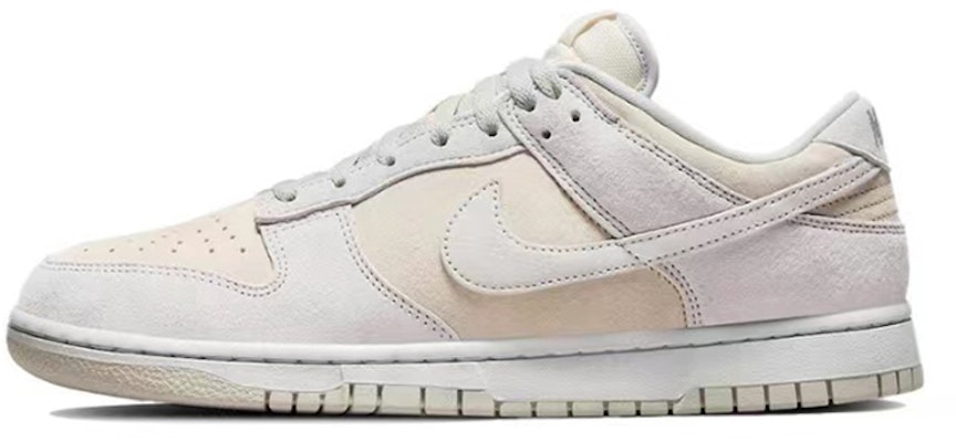 【カスタムシューズ】ナイキ ダンクロー「カシュー フラワークレーン スエード」 DD8338-001(TeamB-男款腰果花米白) 1
