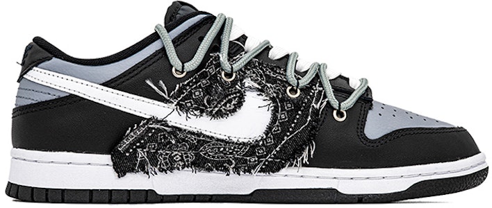 ナイキ ダンク ロー "カシューフラワーデニム" (カスタム) DH9765-002(Team肆-女款解构缝布腰果花) Order ナイキ ダンク ロー "カシューフラワーデニム" (カスタム) DH9765-002(Team肆-女款解构缝布腰果花)