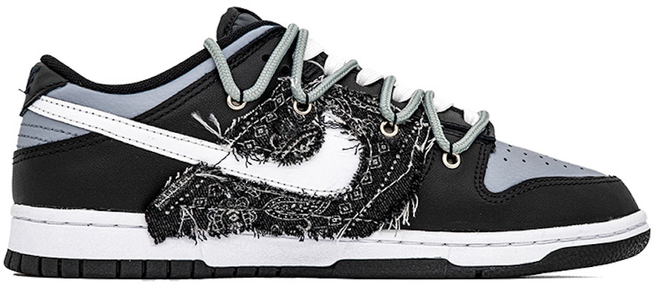 나이키 덩크 로우 '캐슈 플라워 데님' (커스텀) DJ6188-002(Team肆-男款解构缝布腰果花) Order 나이키 덩크 로우 '캐슈 플라워 데님' (커스텀) DJ6188-002(Team肆-男款解构缝布腰果花)