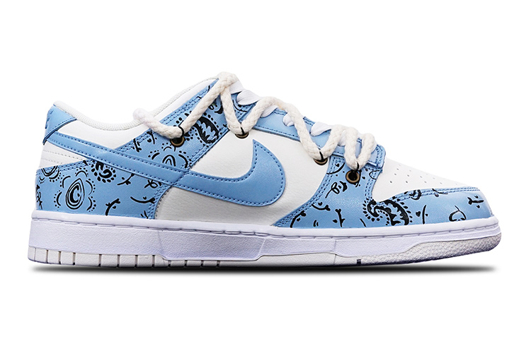 Order [Sepatu Custom] Nike Dunk Low 'Cashew Flower Vibe' DH9765-100(TeamT-腰果花雾霾蓝S-BOX)