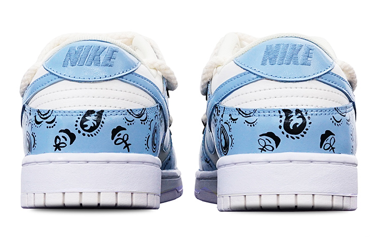 Shop [Sepatu Custom] Nike Dunk Low 'Cashew Flower Vibe' DH9765-100(TeamT-腰果花雾霾蓝S-BOX)