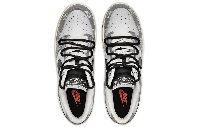 Shop [Sepatu Kustom] Nike Dunk Low 'Aura Bunga Kesya' DD3363-002(TeamA-DKL男做旧腰果SBOX)