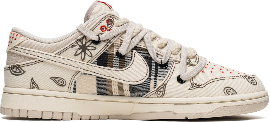 【カスタムシューズ】ナイキ ダンク ロー 'カシュー ペイズリー' DV0834-100(TeamB-米白腰果花解构) Order 【カスタムシューズ】ナイキ ダンク ロー 'カシュー ペイズリー' DV0834-100(TeamB-米白腰果花解构)