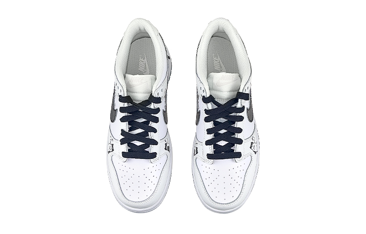 Shop 【訂製球鞋】 Nike Dunk Low 趣味貓咪 寵物 貓爪塗鴉 低幫 板鞋 GS 白黑