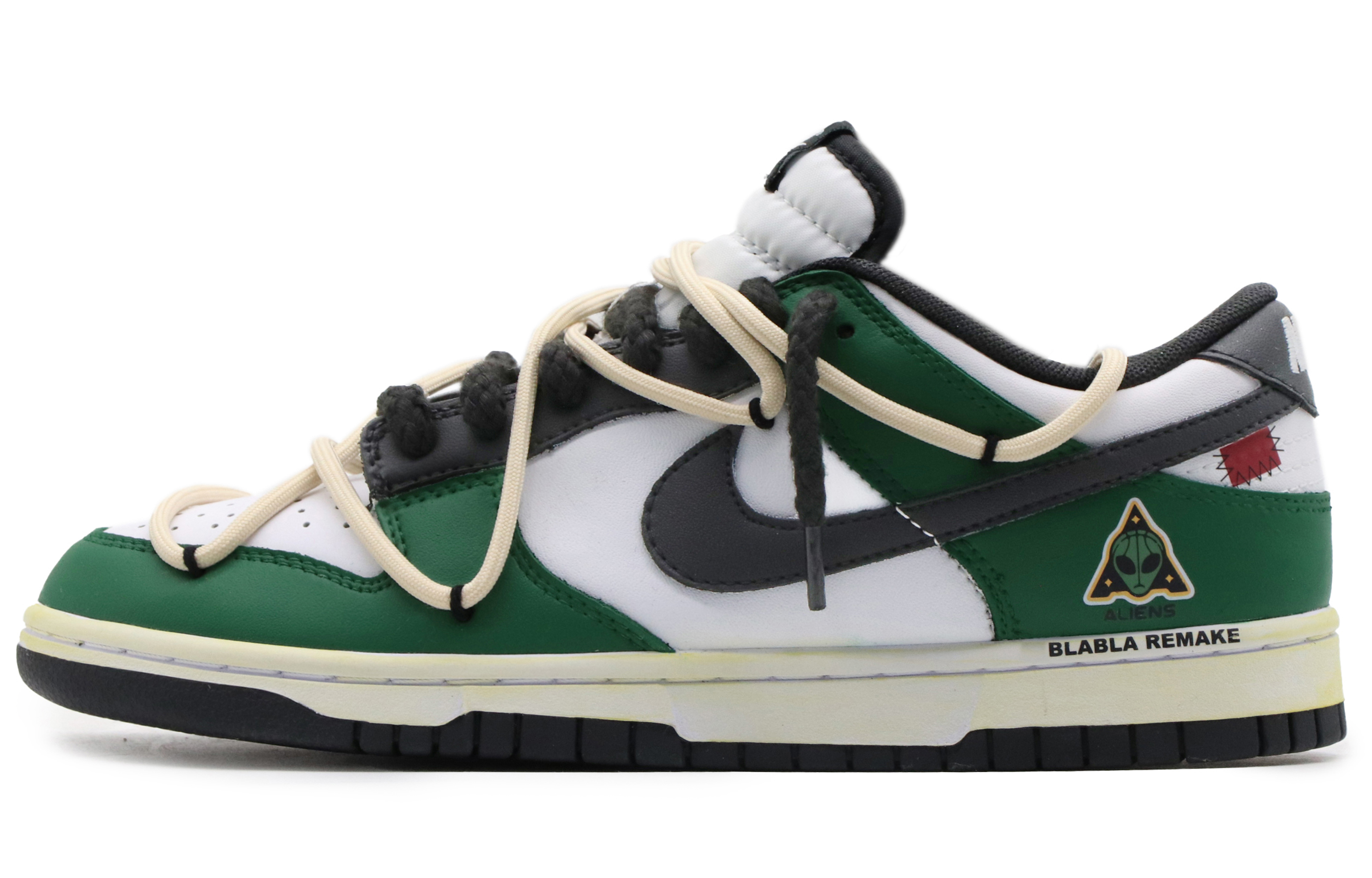 Buy [Sepatu Custom] Nike Dunk Low 'Caution Tape' DD1391-100(Team57-男款警戒线)