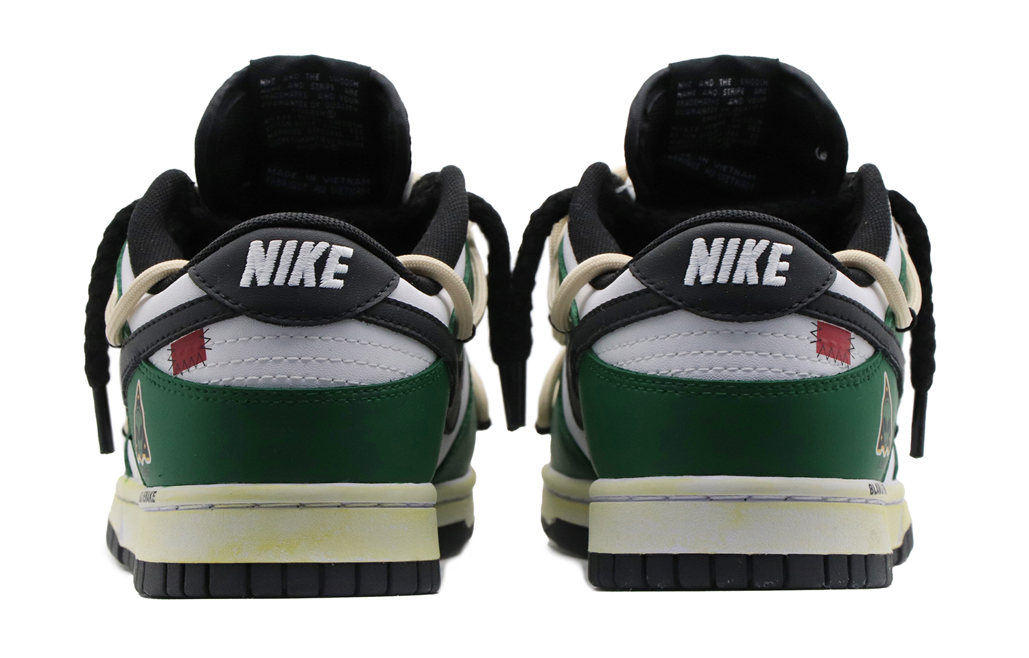 Shop [Zapatillas Personalizadas] Nike Dunk Low 'Cinta de Precaución' CW1590-100(Team57-女款警戒线)