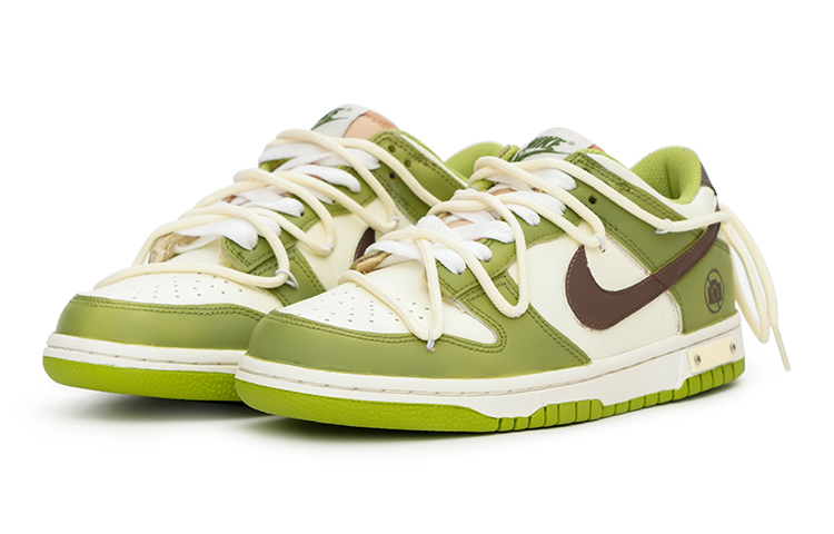 Lookbook [Zapatillas Personalizadas] Nike Dunk Low 'Verde Cedro Blanco Marrón' DV9108-711(Team33-禁止拍摄雪松女款)