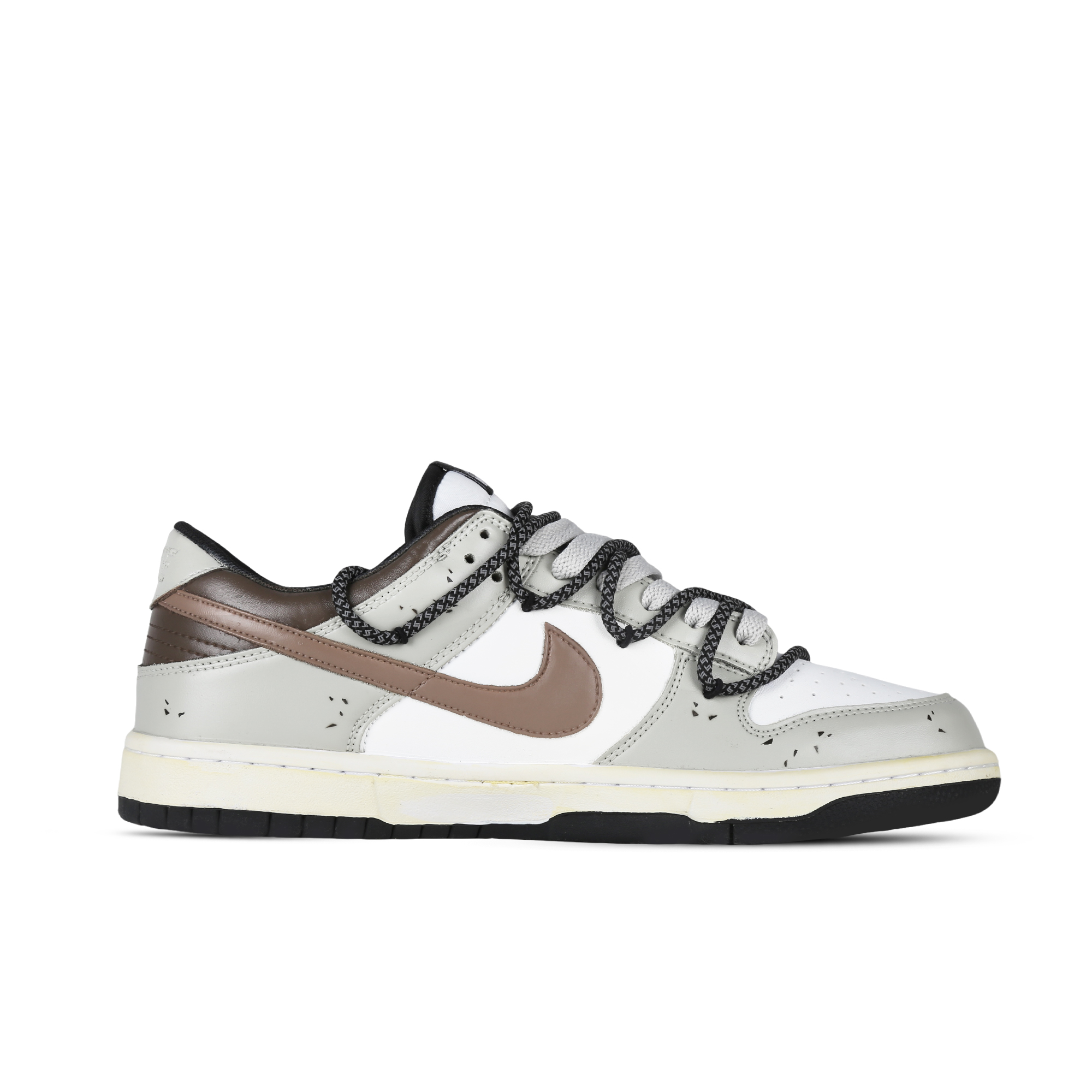 Lookbook カスタムシューズ] ナイキ ダンク ロー 'セメントパンダ' CW1590-100-444321 CW1590-100-444321