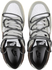 【訂製球鞋】Nike Dunk Low 水泥熊貓 畫冊 百搭 高街風 解構 低筒 板鞋 GS 白灰 Shop 【訂製球鞋】Nike Dunk Low 水泥熊貓 畫冊 百搭 高街風 解構 低筒 板鞋 GS 白灰