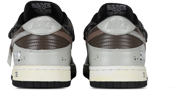 【訂製球鞋】Nike Dunk Low 水泥熊貓 畫冊 百搭 高街風 解構 低筒 板鞋 GS 白灰 Purchase 【訂製球鞋】Nike Dunk Low 水泥熊貓 畫冊 百搭 高街風 解構 低筒 板鞋 GS 白灰