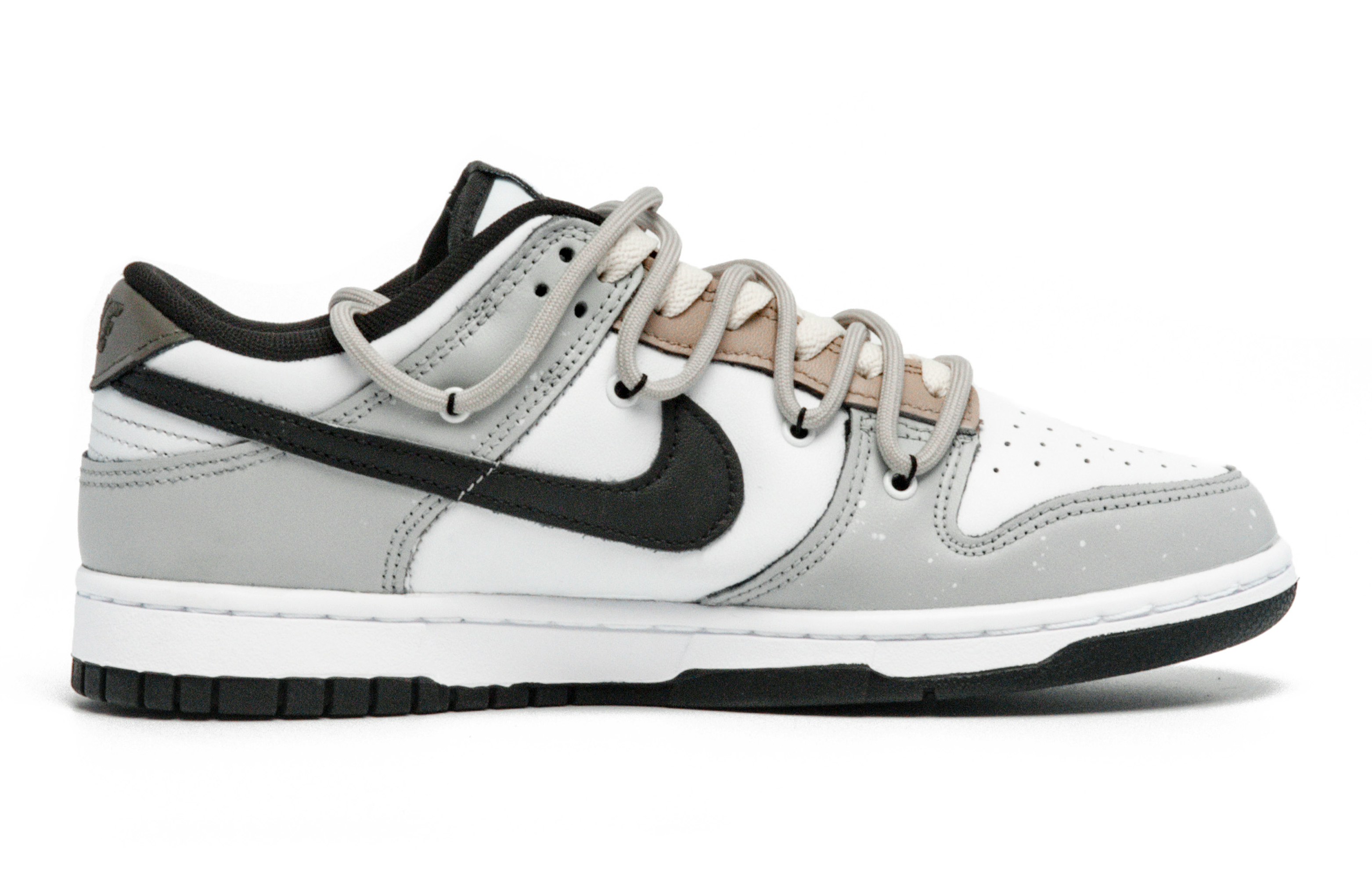 Order 나이키 덩크 로우 '시멘트 스모크 그레이' (커스텀) CW1590-100(Team94-女款水泥烟灰)