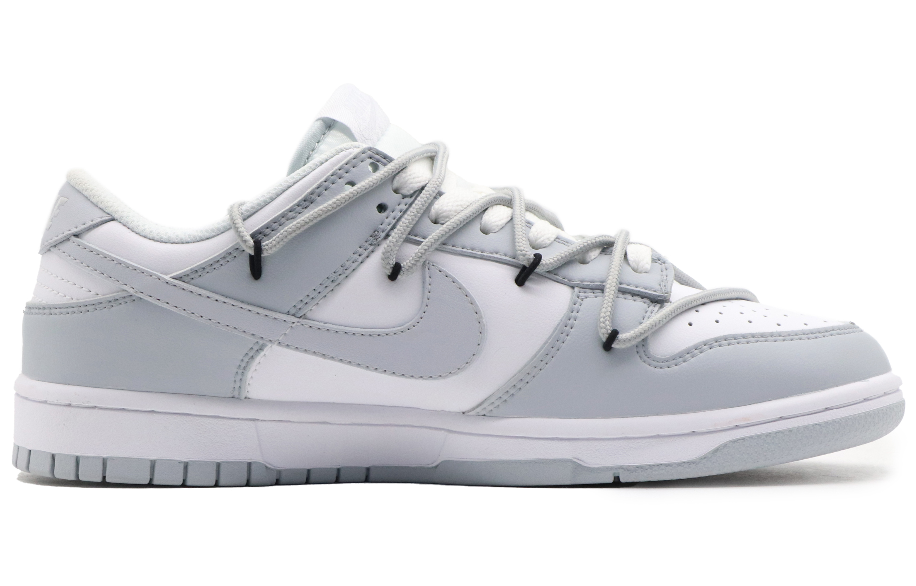 Order [Zapatos Personalizados] Nike Dunk Low 'Gris Campeón Blanco' DV0831-101(Team57-男款冠军)