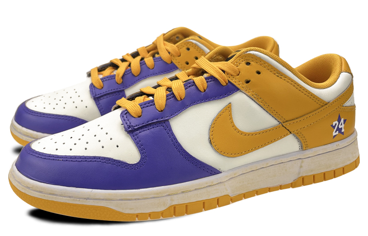 Lookbook 【定制球鞋】 Nike Dunk Low 是在玩鞋 情人節禮盒 客場 總冠軍 作舊 低幫 板鞋 男款 紫黃