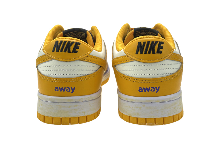 Purchase 【定制球鞋】 Nike Dunk Low 是在玩鞋 情人節禮盒 客場 總冠軍 作舊 低幫 板鞋 男款 紫黃