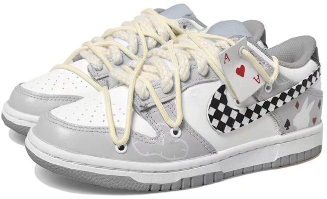 Zapatillas Nike Dunk Low 'Cuadros Parche Conejo Año Gris Blanco Negro' DJ6188-003(Team拾玖-灰白扑克男S-BOX) Lookbook Zapatillas Nike Dunk Low 'Cuadros Parche Conejo Año Gris Blanco Negro' DJ6188-003(Team拾玖-灰白扑克男S-BOX)