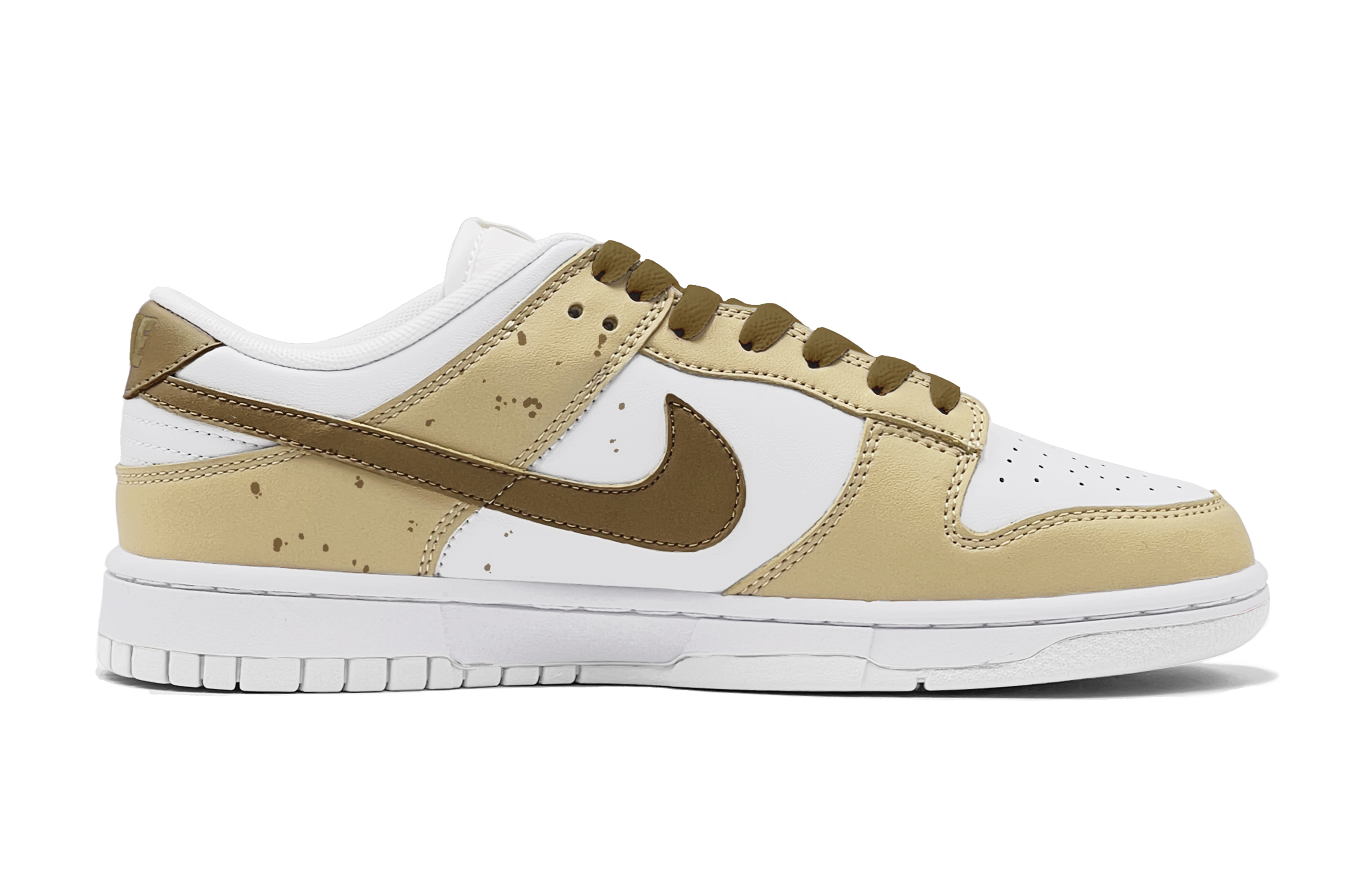 Order [Kasut Custom] Nike Dunk Low 'Penggemar Keju' DH9765-100(TeamS-爱心水滴女S-BOX)