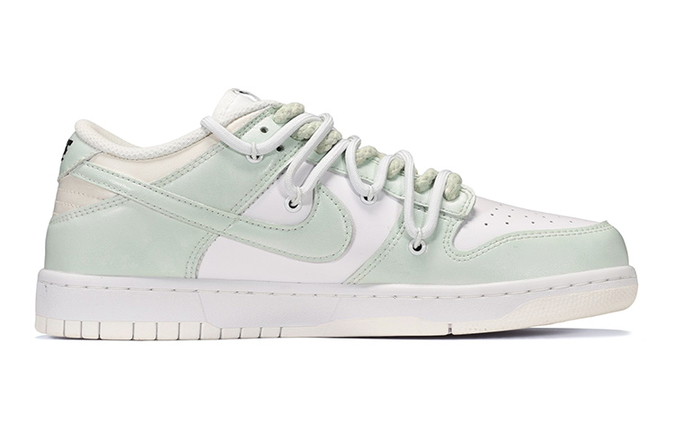 Order 【定制球鞋】Nike Dunk Low 化學式皮貼 低幫 板鞋 GS 白綠