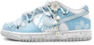 Buy 【定制球鞋】Nike Dunk Low 舒適百搭 櫻花濺漆 清新簡約 漸變色彩 解構 低筒 滑板鞋 GS 藍白