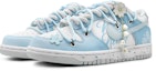 Lookbook 【定制球鞋】Nike Dunk Low 舒適百搭 櫻花濺漆 清新簡約 漸變色彩 解構 低筒 滑板鞋 GS 藍白