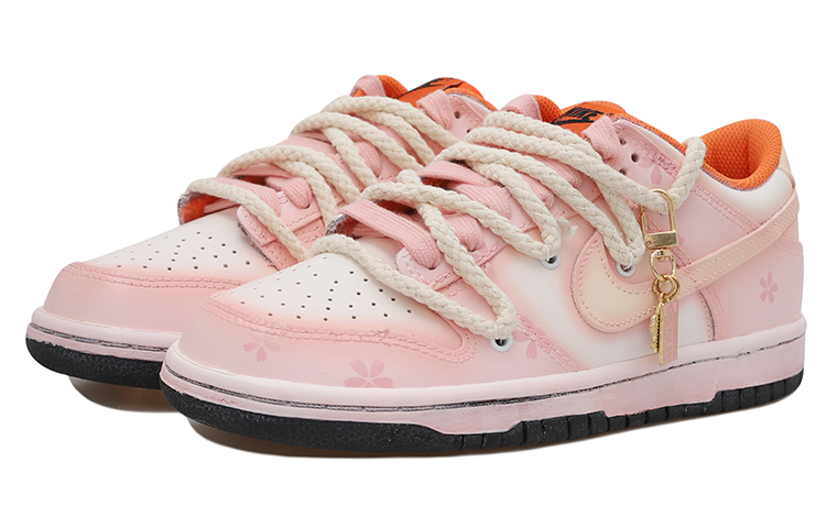 Lookbook 나이키 덩크 로우 '벚꽃 핑크' (커스텀) DH9765-003(Team拾玖-樱花挂链S-BOX)