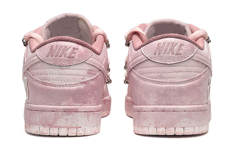 Shop [Sepatu Kustom] Nike Dunk Low 'Cherry Blossom Pink' DH9765-100(TeamE-女款甜美樱桃粉色)