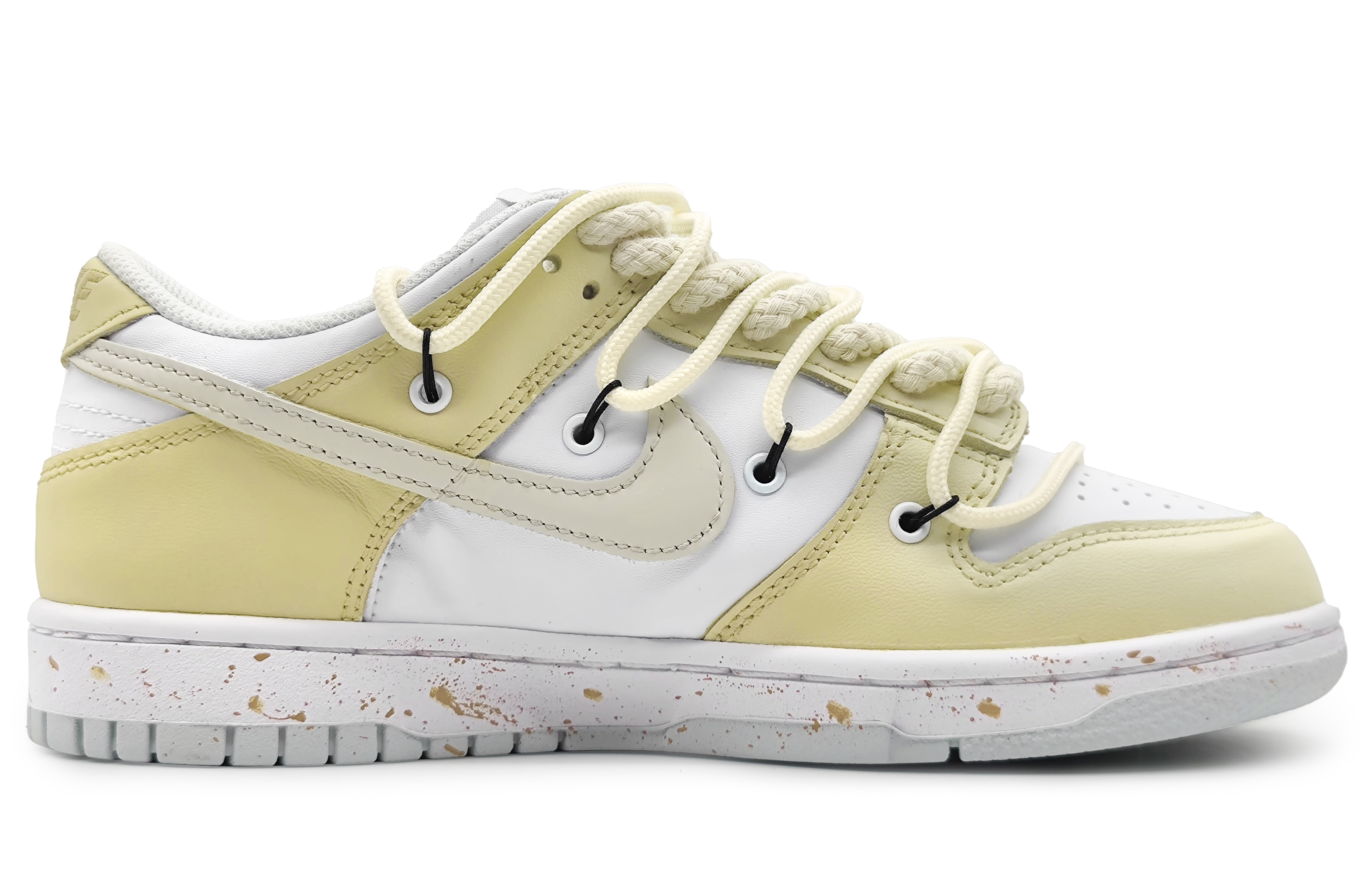 Order [Sepatu Custom] Nike Dunk Low 'Cherry Blossom Splash' DV0831-101(Team16-男款樱粉甘露松花解构)