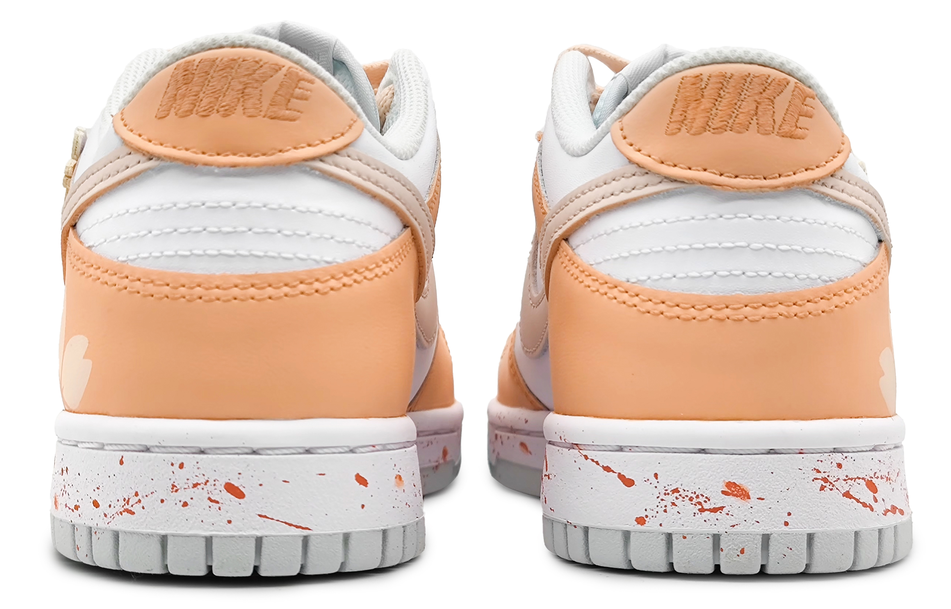 Purchase 【訂製球鞋】 Nike Dunk Low 櫻粉甘露 櫻花濺灑 清新簡約 漸變色彩 防滑耐磨 低筒 板鞋 男款 橘粉