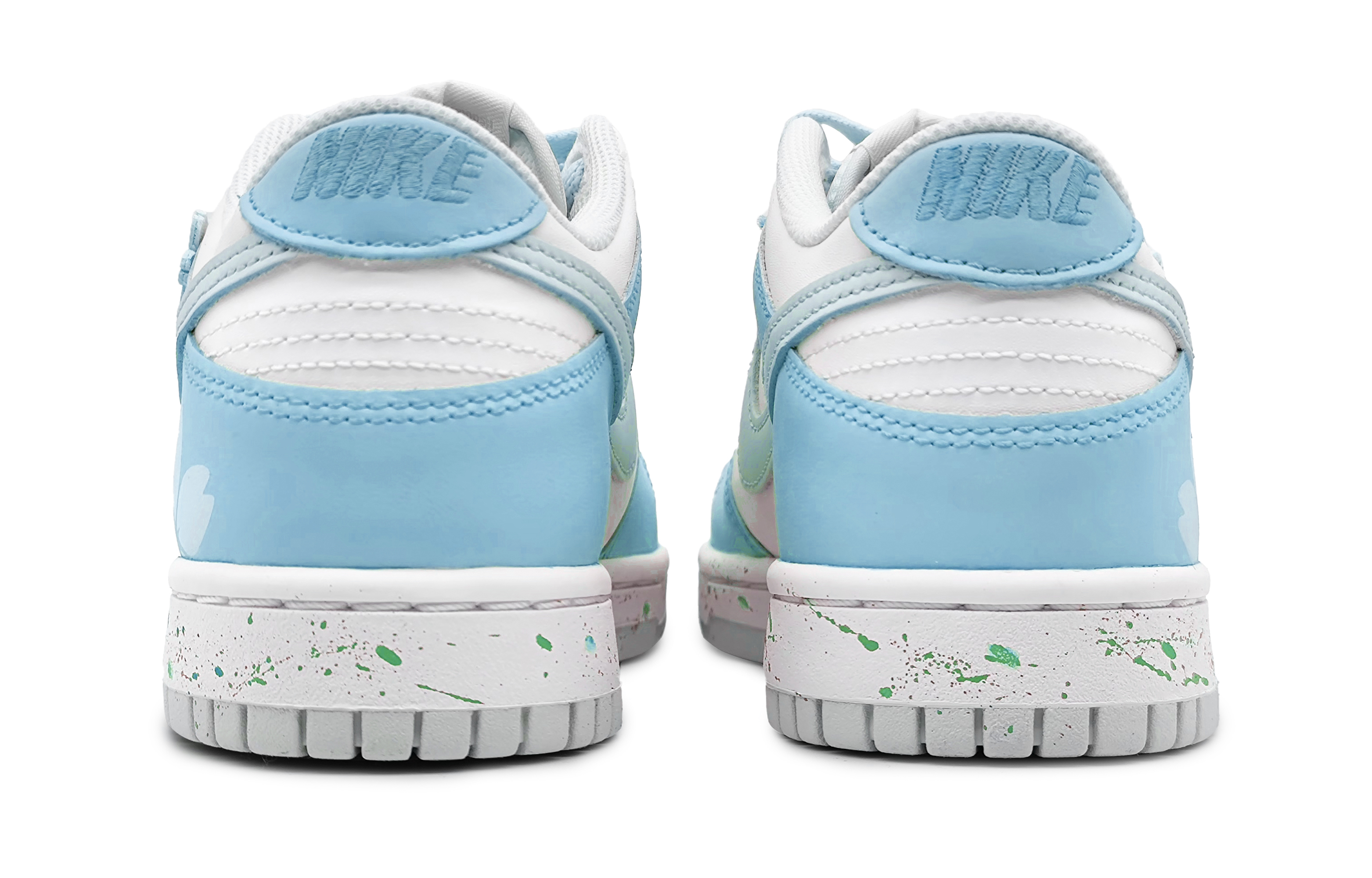 Purchase 나이키 덩크 로우 '벚꽃 스플래시' (커스텀) DH9765-102(Team16-女款樱粉甘露蓝色)