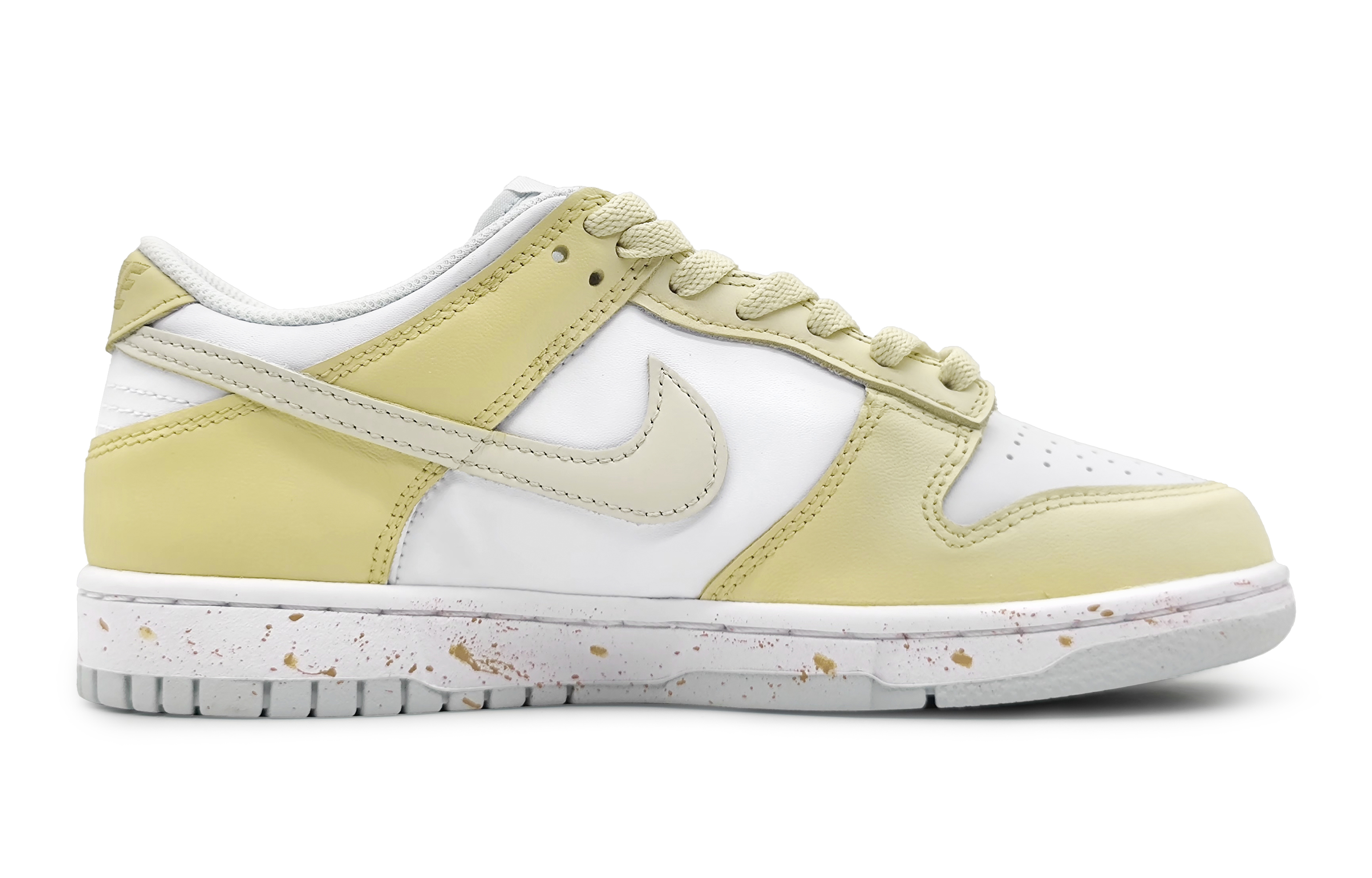 Order 【カスタムシューズ】ナイキダンクロー「桜スプラッター」 DH9765-102(Team16-女款樱粉甘露松花)