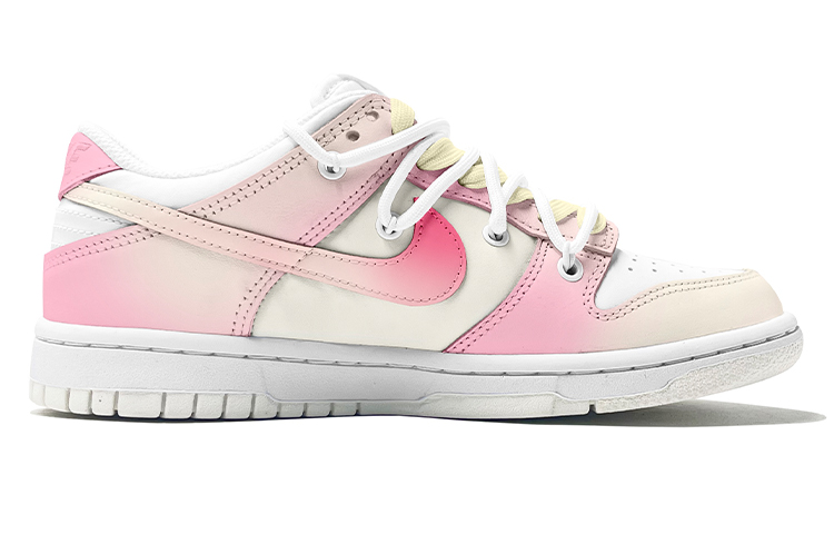 Order [Zapatillas Personalizadas] Nike Dunk Low 'Cereza Gradiente Rosa-Blanco' DH9765-100(TeamK-一箭穿心)