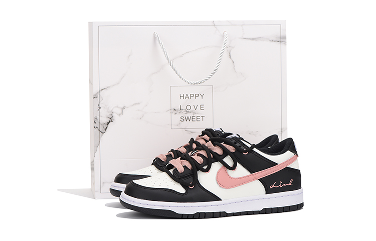 [Custom Shoes] Nike Dunk Low 'Chestnut Black-Pink'