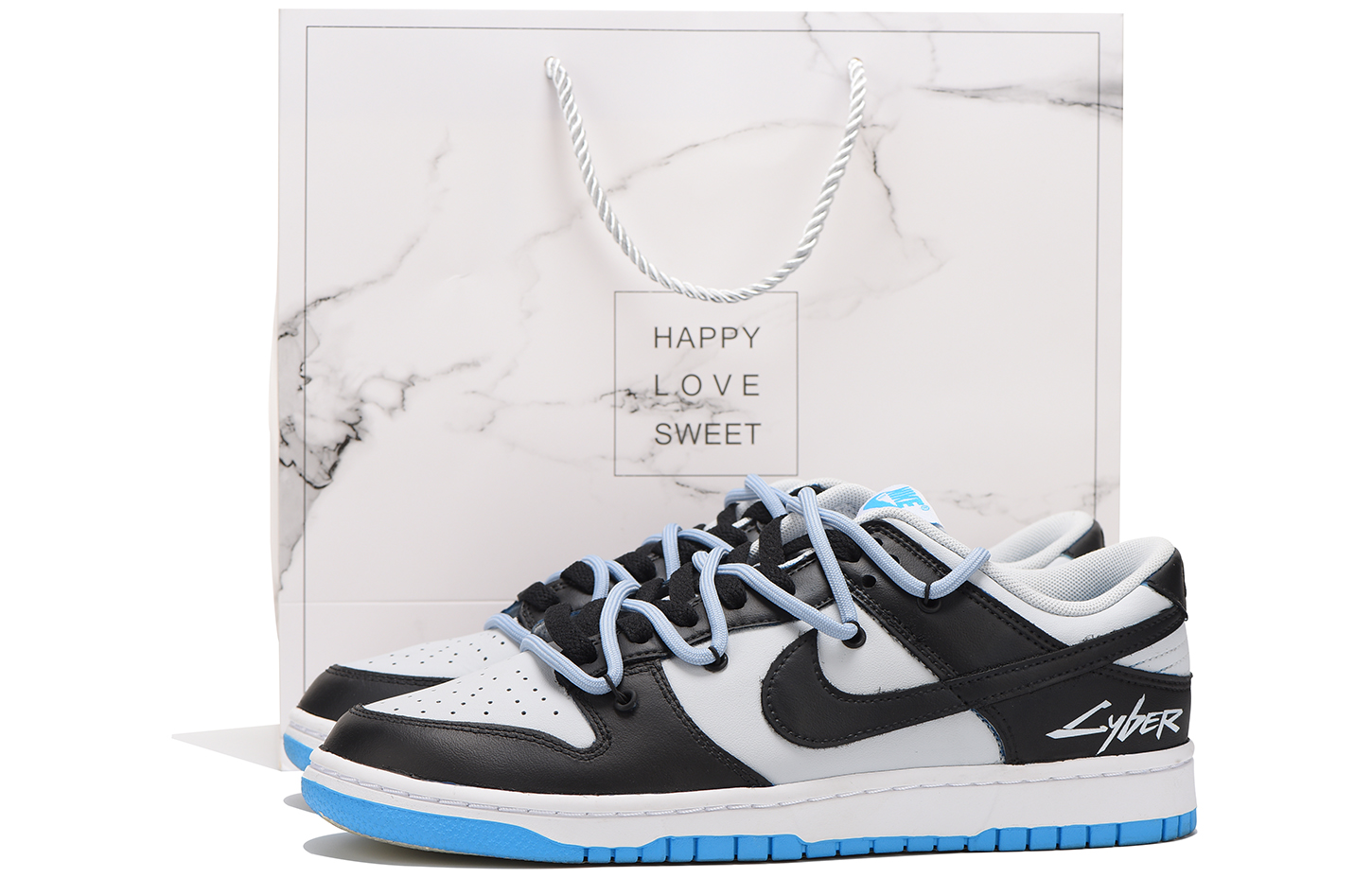 Buy Sepatu Custom Nike Dunk Low 'Chestnut Black' DV0831-001(Team59-男款黑色七SBOX)