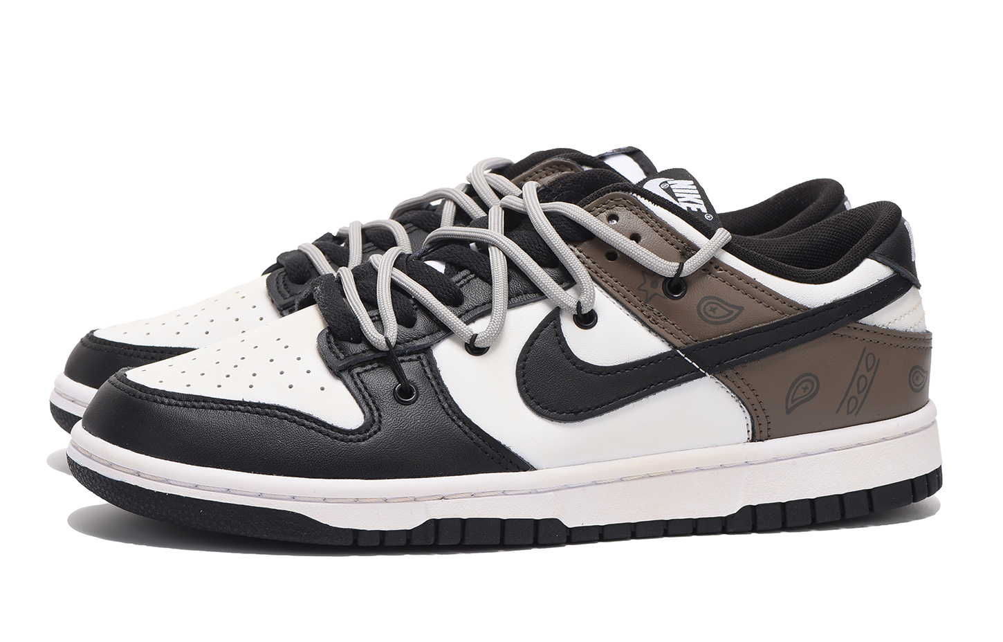 Lookbook [Kasutm Custom] Nike Dunk Low 'Chestnut Cashew Blossom' CW1590-100(Team拾伍-女款黑棕三SBOX)