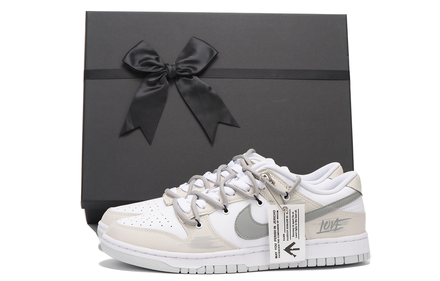 Buy [Zapatillas Personalizadas] Nike Dunk Low 'Chestnut Deconstructed Lettering' DH9765-102-466396