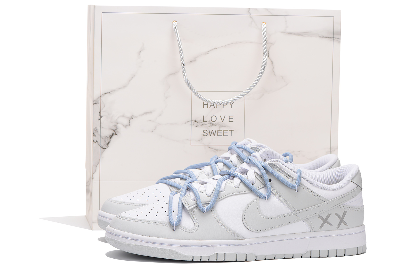 Buy 나이키 덩크 로우 '체스트넛 디컨스트럭티드 그레이' (커스텀) DV0831-101(Team59-男款灰色七)