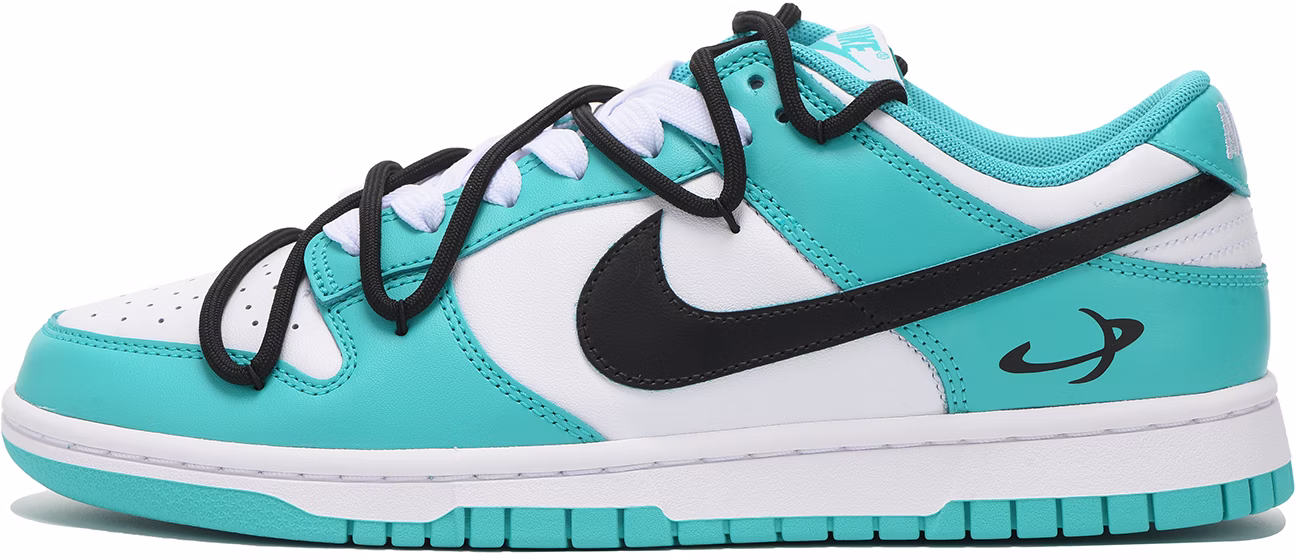 custom-shoes-nike-dunk-low-chestnut-deconstructed-black-green