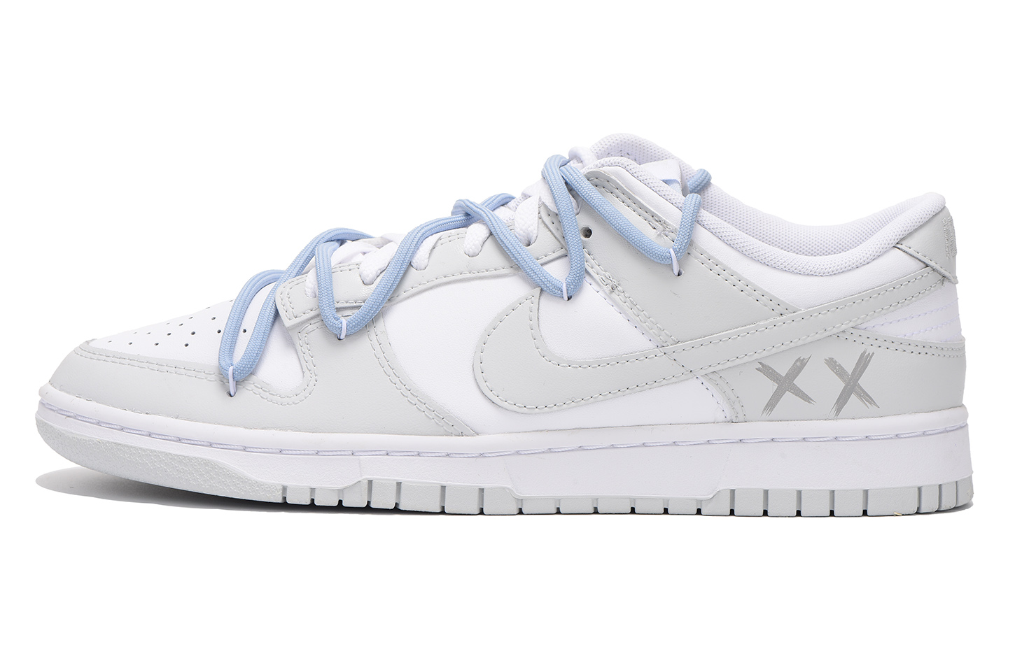 Order 나이키 덩크 로우 '체스트넛 디컨스트럭티드 그레이' (커스텀) DV0831-101(Team59-男款灰色七)