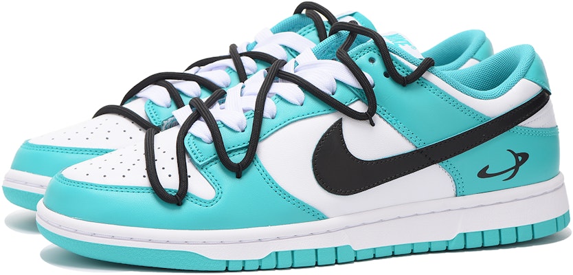 【訂製球鞋】Nike Dunk Low 栗子 解構 高街 低筒 滑板鞋 男款 黑綠 Lookbook 【訂製球鞋】Nike Dunk Low 栗子 解構 高街 低筒 滑板鞋 男款 黑綠