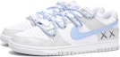 Lookbook 【定制球鞋】Nike Dunk Low 栗子 特殊鞋盒 vibe風 解構 高街 低幫 板鞋 GS 灰藍