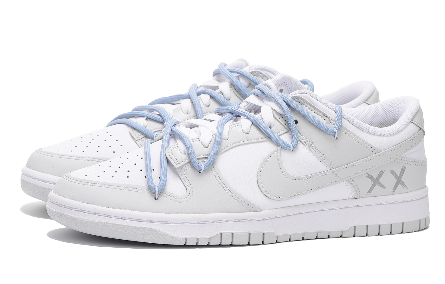 Shop 나이키 덩크 로우 '체스트넛 디컨스트럭티드 그레이' (커스텀) DV0831-101(Team59-男款灰色七)