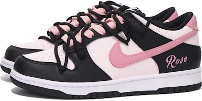 【カスタムシューズ】ナイキ ダンク ロー 'チェスナット レターハイストリート' CW1590-100(Team拾伍-女款黑粉七SBOX) Lookbook 【カスタムシューズ】ナイキ ダンク ロー 'チェスナット レターハイストリート' CW1590-100(Team拾伍-女款黑粉七SBOX)