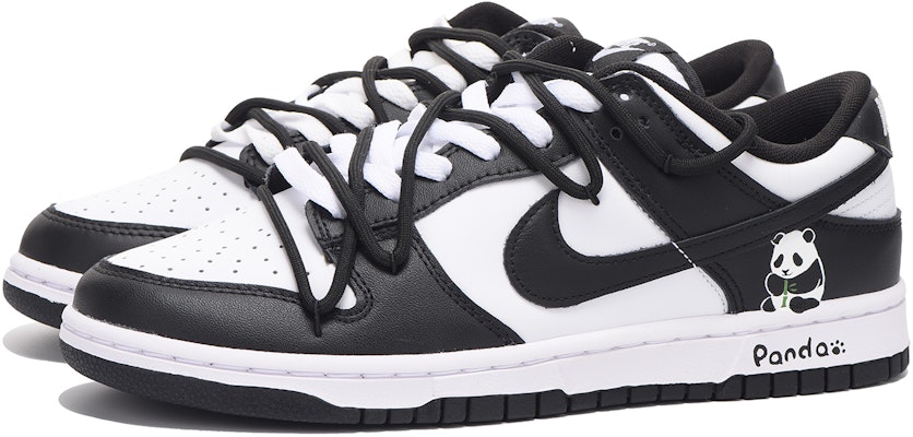 나이키 덩크 로우 '밤색 팬더' (커스텀) CW1590-100(Team拾伍-女款熊猫三SBOX) Lookbook 나이키 덩크 로우 '밤색 팬더' (커스텀) CW1590-100(Team拾伍-女款熊猫三SBOX)