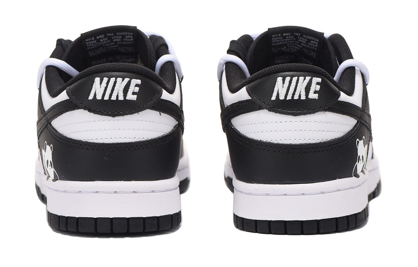 Shop [Kasut Custom] Nike Dunk Low 'Chestnut Panda Vibe' CW1590-100-466404