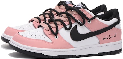 【客製化球鞋】 Nike Dunk Low 主題 栗子 字母 高街 低筒 滑板鞋 GS 玫瑰粉 Lookbook 【客製化球鞋】 Nike Dunk Low 主題 栗子 字母 高街 低筒 滑板鞋 GS 玫瑰粉
