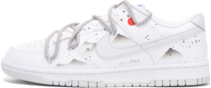 【定制球鞋】Nike Dunk Low 栗子 山水 拆解 高街 低筒 滑板鞋 GS 灰色 Buy 【定制球鞋】Nike Dunk Low 栗子 山水 拆解 高街 低筒 滑板鞋 GS 灰色