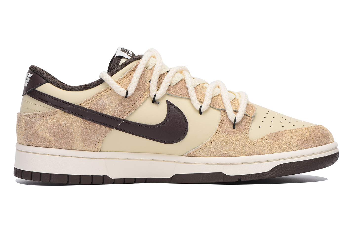 Lookbook 【定制球鞋】 Nike Dunk 栗子 vibe風 520 百搭潮流 解構 包裹性防滑 低筒 板鞋 男女同款 棕色