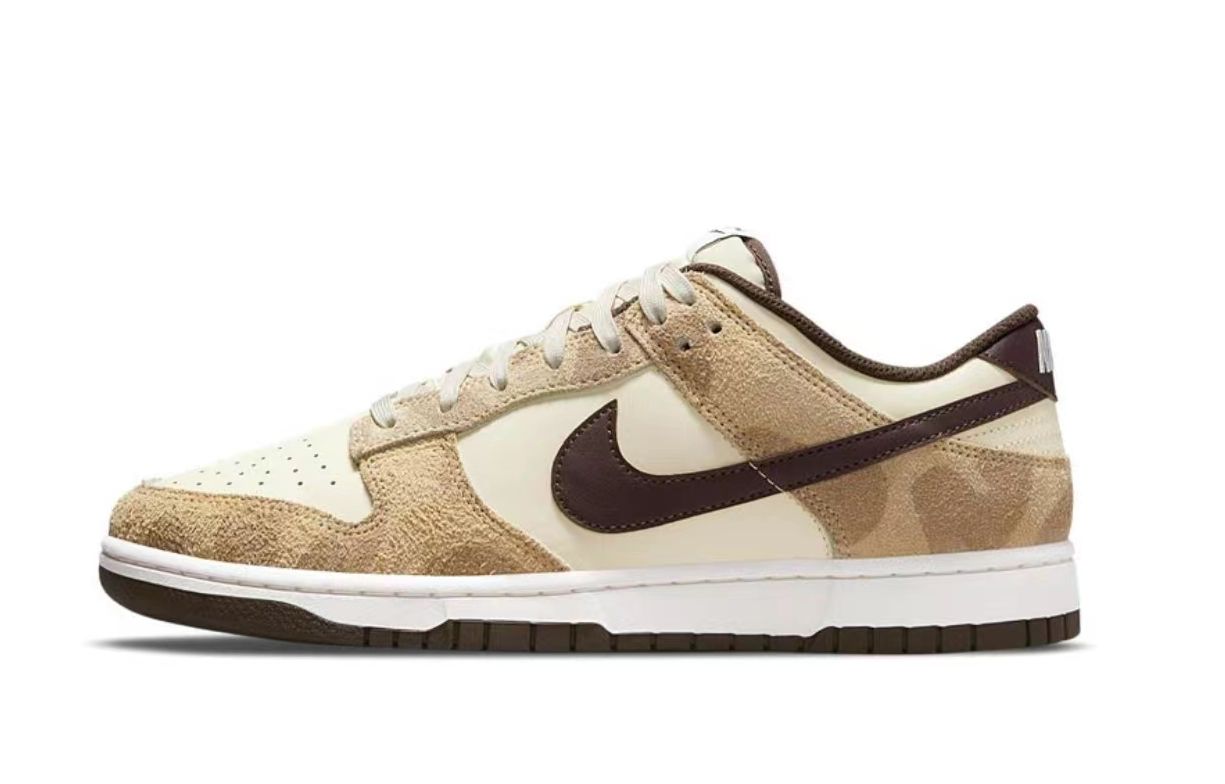 Sizing 【定制球鞋】 Nike Dunk 栗子 vibe風 520 百搭潮流 解構 包裹性防滑 低筒 板鞋 男女同款 棕色