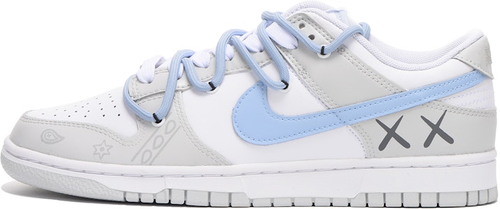 【定制球鞋】Nike Dunk Low 栗子 禮盒 vibe風 解構 防滑耐磨 低幫 板鞋 男款 灰藍 Buy 【定制球鞋】Nike Dunk Low 栗子 禮盒 vibe風 解構 防滑耐磨 低幫 板鞋 男款 灰藍