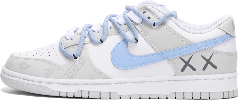 【定制球鞋】Nike Dunk Low 栗子 禮盒 vibe風 解構 防滑耐磨 低幫 板鞋 男款 灰藍 Buy 【定制球鞋】Nike Dunk Low 栗子 禮盒 vibe風 解構 防滑耐磨 低幫 板鞋 男款 灰藍